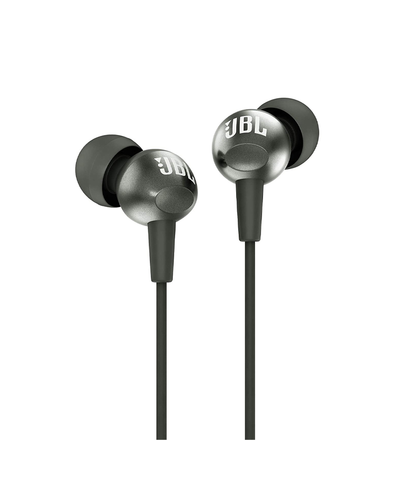 JBL C200SI By Harman Super Deep Bass In-Ear Premium Headphones With Mic