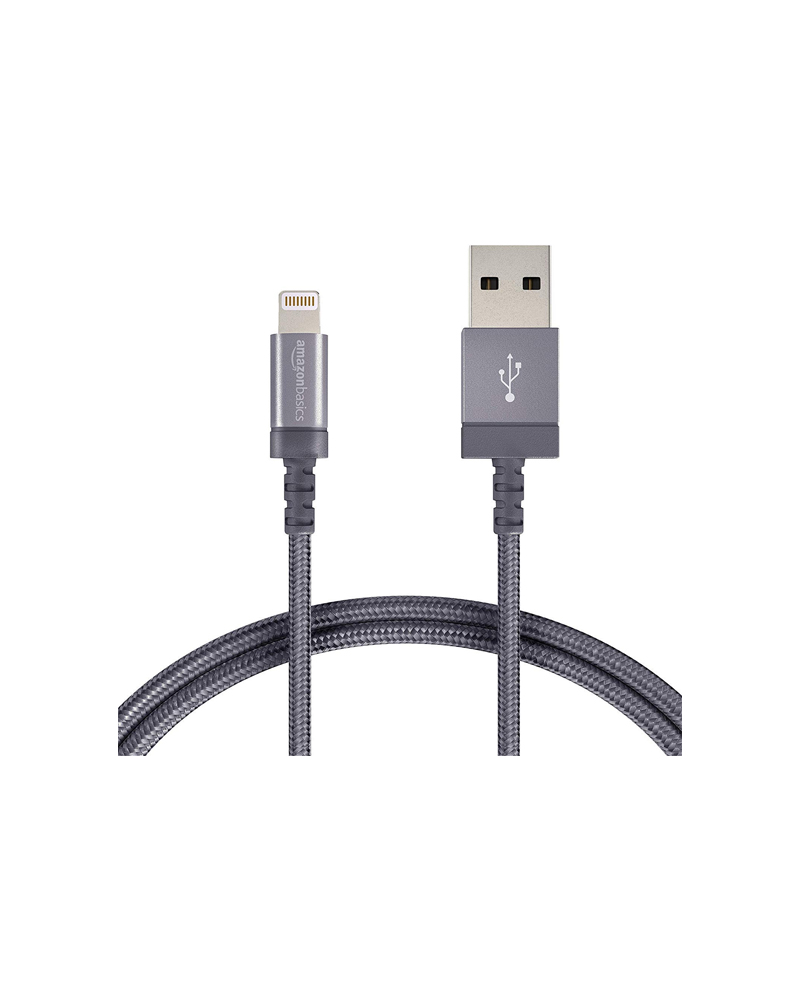 Nylon Braided USB A To Lightning Compatible Cable