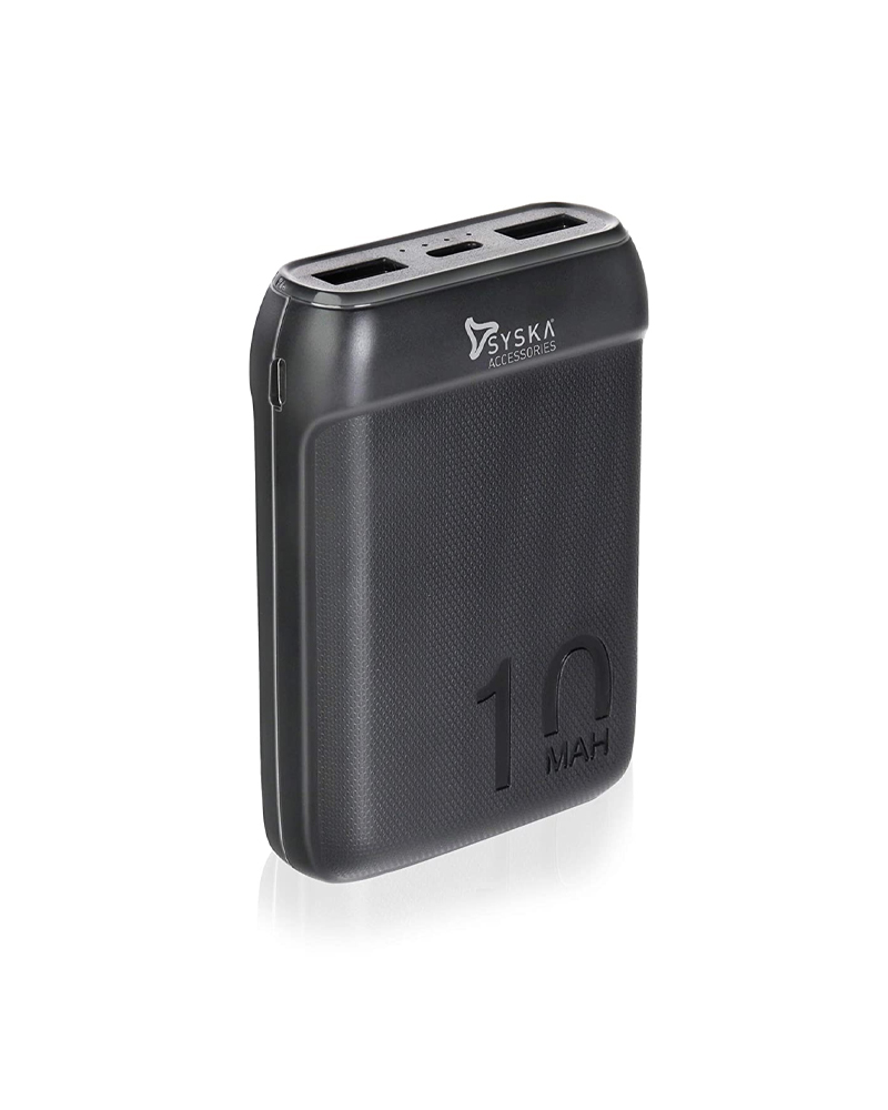 Syska 10000 MAh Li-Polymer P1016B Power Bank