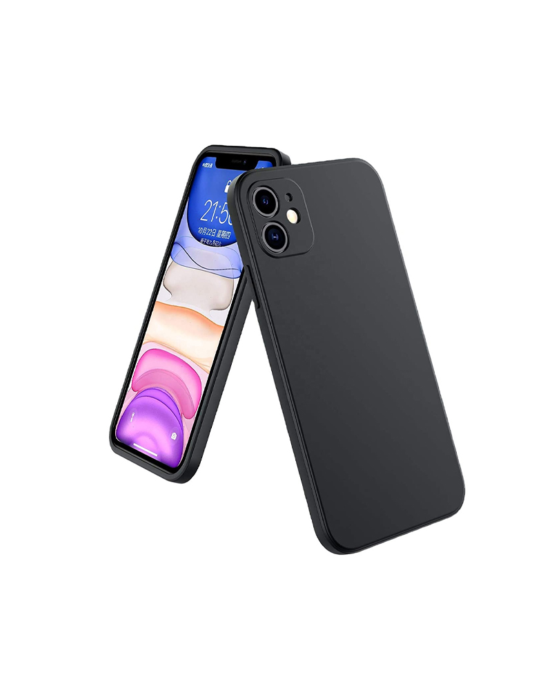 Loxxo Square Candy Liquid Silicone Phone Case Cover For IPhone 12