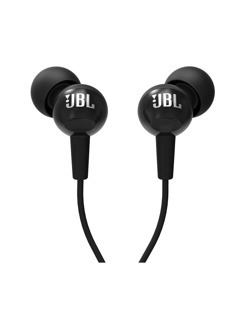 JBL C100SI By Harman In-Ear Deep Bass Headphones With Mic